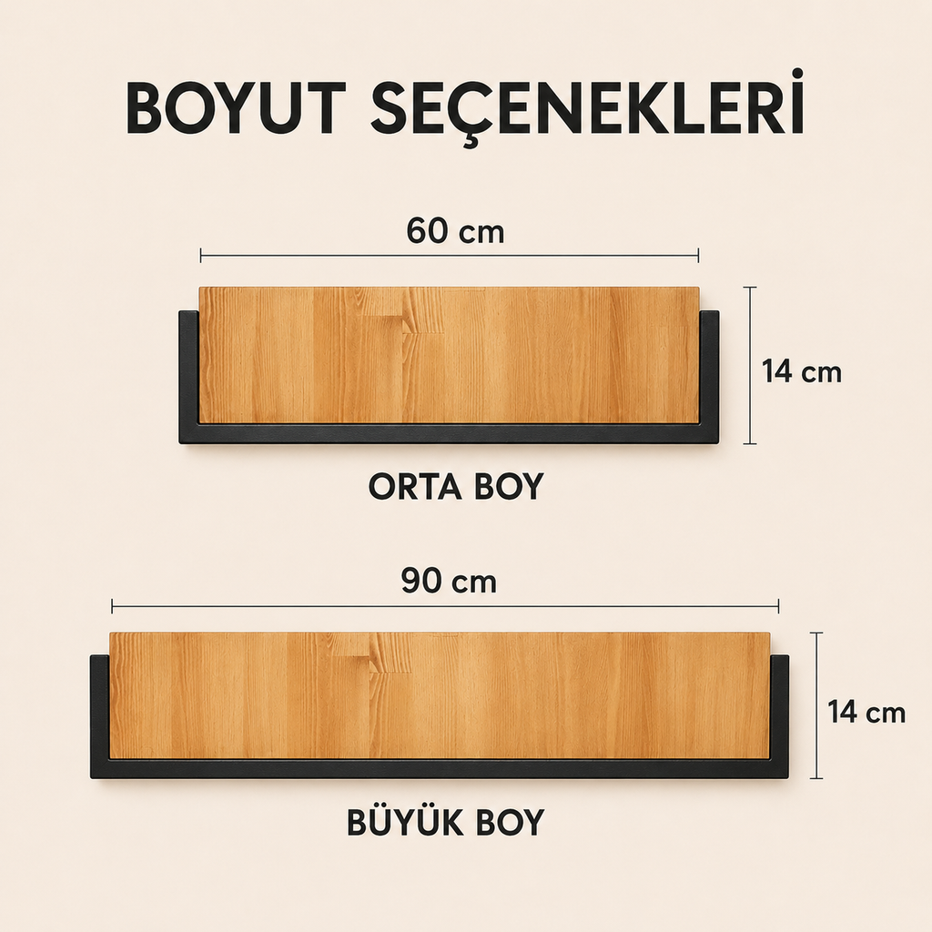 Metal Tutuculu Duvara Monte Ahşap Ayakkabılık