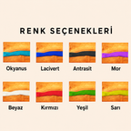 Kişiye Özel Epoksi Ahşap Manyetik Bıçak Tutucu Duvara Monte Bıçak Askısı