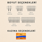 Kişiye Özel Epoksi Ahşap Manyetik Bıçak Tutucu Duvara Monte Bıçak Askısı