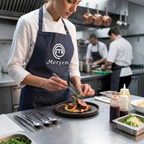 İsim ve Masterchef Logo Baskılı Mutfak Önlüğü