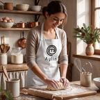 İsim ve Masterchef Logo Baskılı Mutfak Önlüğü