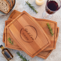 İsim ve Tarih Kazımalı Kişiye Özel Ahşap Kesme Tahtası